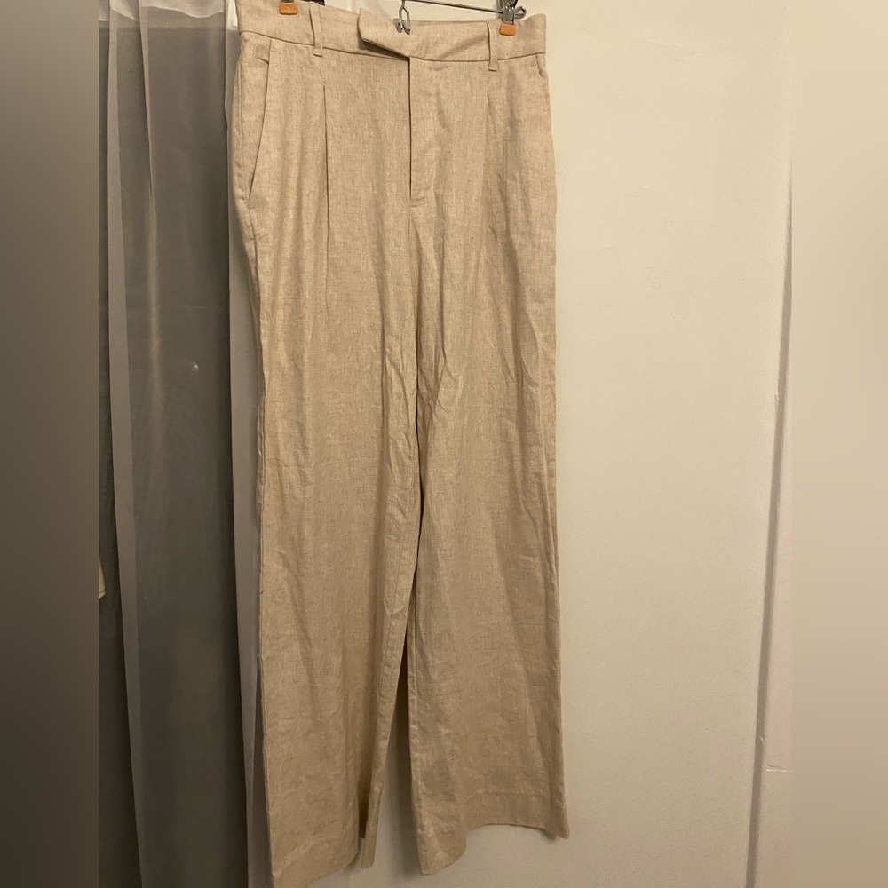 NWOT Banana Republic Petite linen trouser